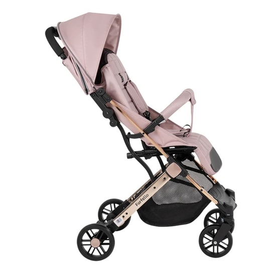 Коляска прогулочная Farfello Comfy Go Comfort Chrome Rose Chrome/Розовый - 4